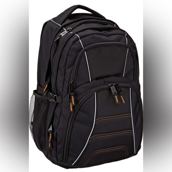 Amazon Basics Laptop Backpack Fits Up to 17-Inch Laptops, Black - Picture 6 of 8